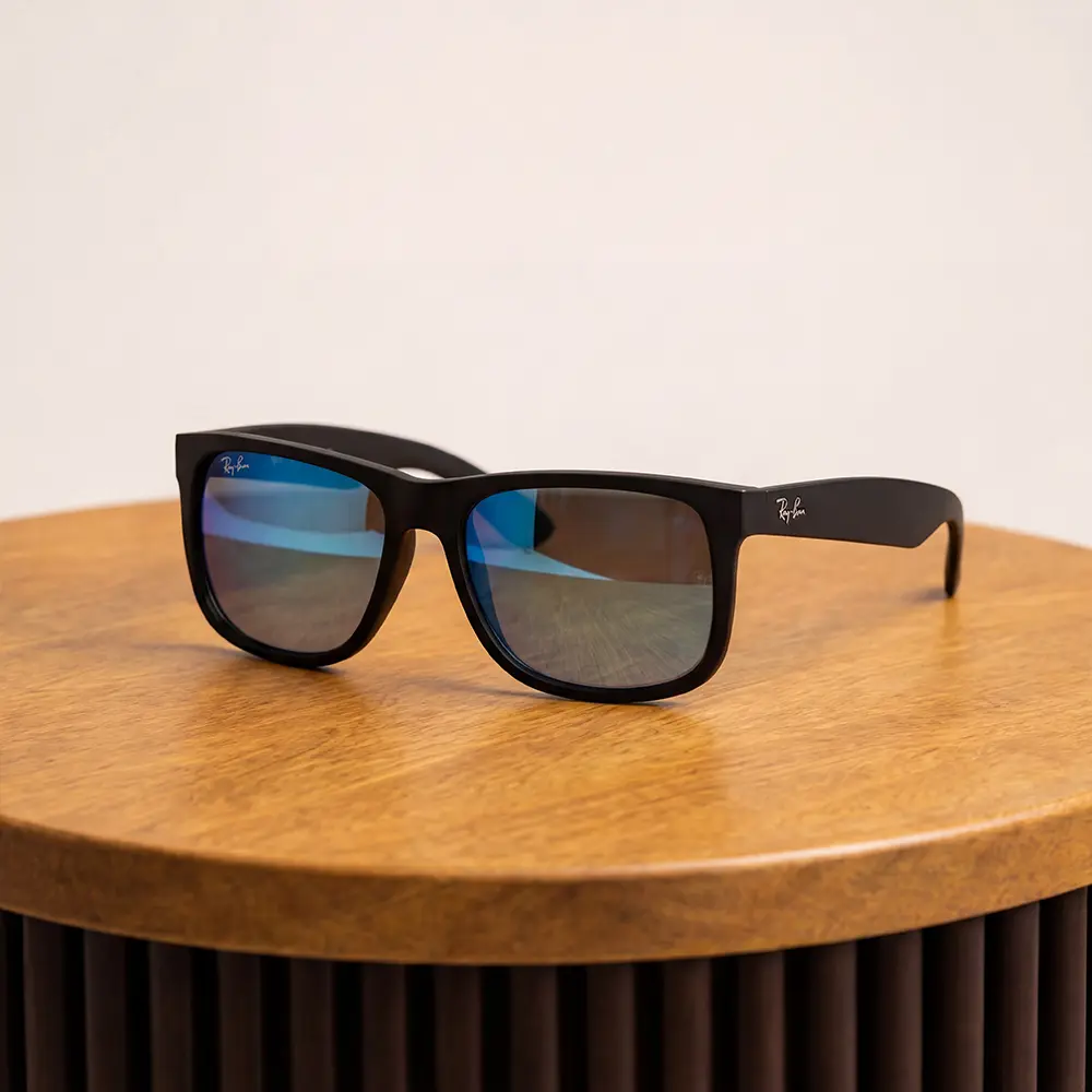 نظارة شمسية Ray-Ban Justin RB4165 بإطار مربع للجنسين